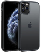 FNTCASE for iPhone 11 Pro Case: Translucent Matte Shockproof Slim Phone Cover - Military Grade Drop Proof Hard Back Anti-Fingerprint Protective Case